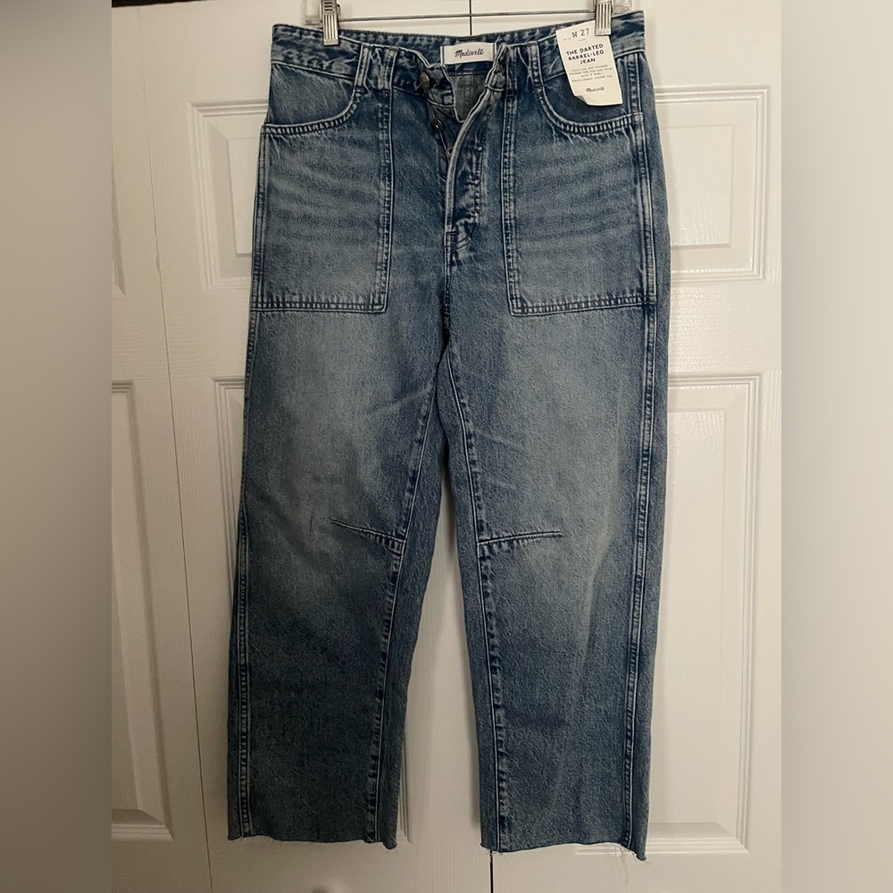 Madewell Light Blue Straight Jeans